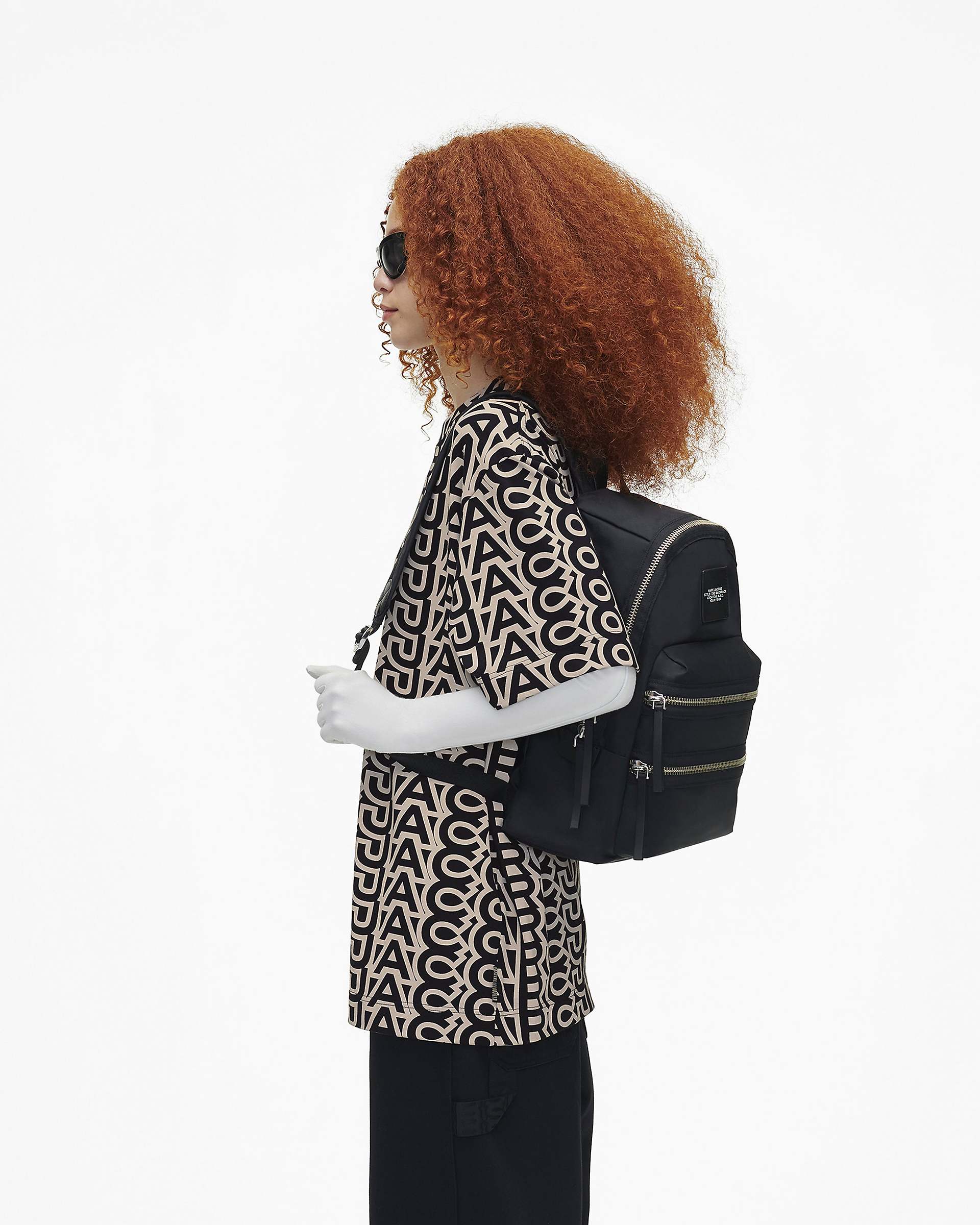 Marc Jacobs Marc Jacobs The Biker Nylon Large Backpack Black Black