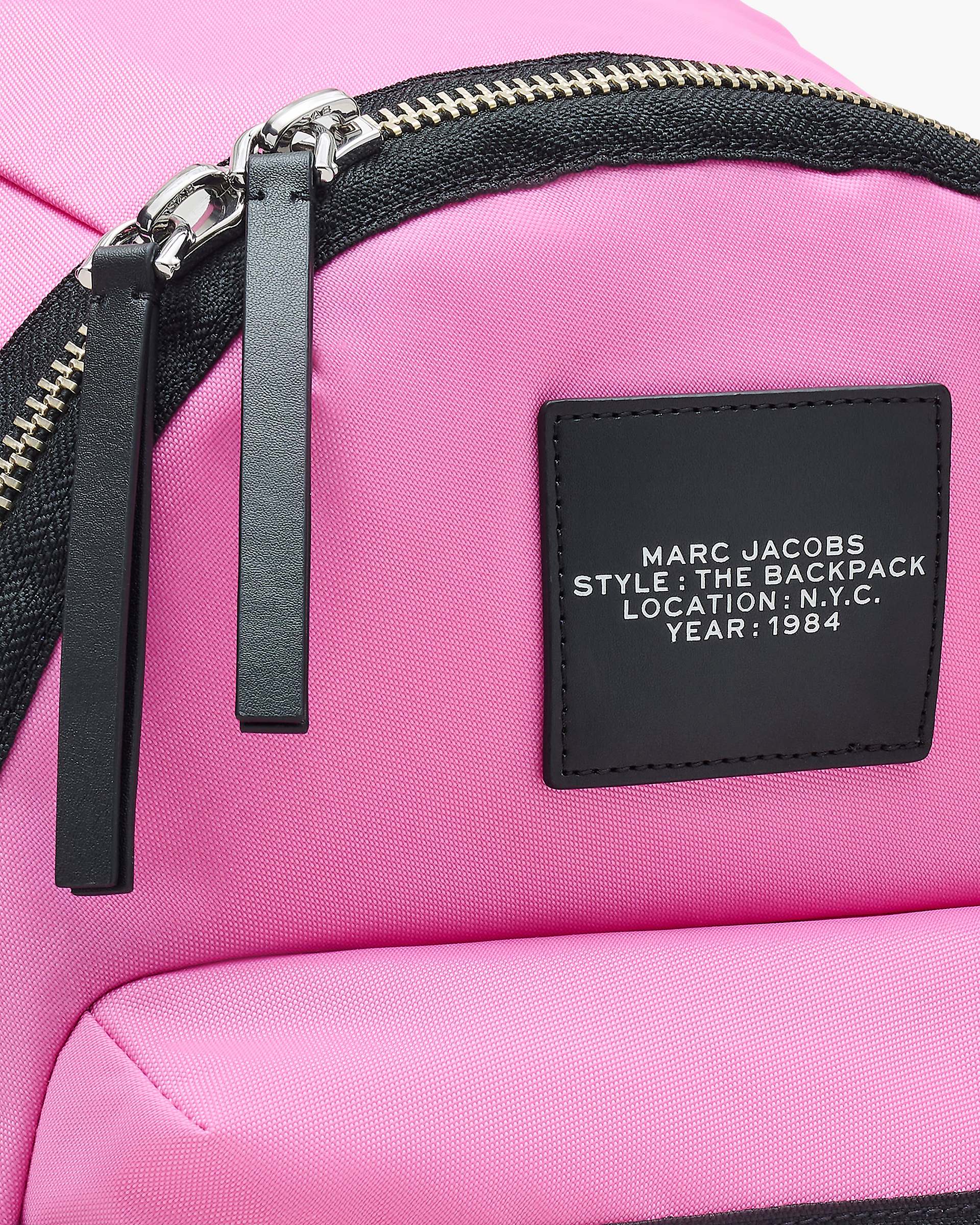 Marc Jacobs Marc Jacobs The Biker Nylon Large Backpack Bow Pink Bow Pink