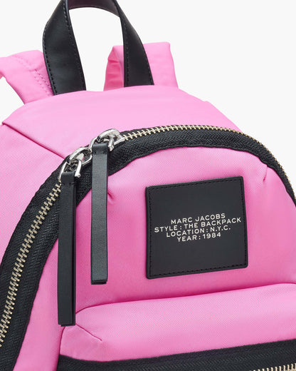Marc Jacobs Marc Jacobs The Biker Nylon Medium Backpack Bow Pink Bow Pink