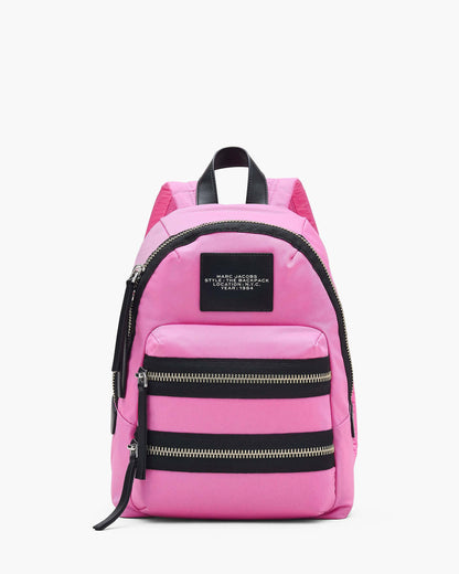 Marc Jacobs Marc Jacobs The Biker Nylon Medium Backpack Bow Pink Bow Pink