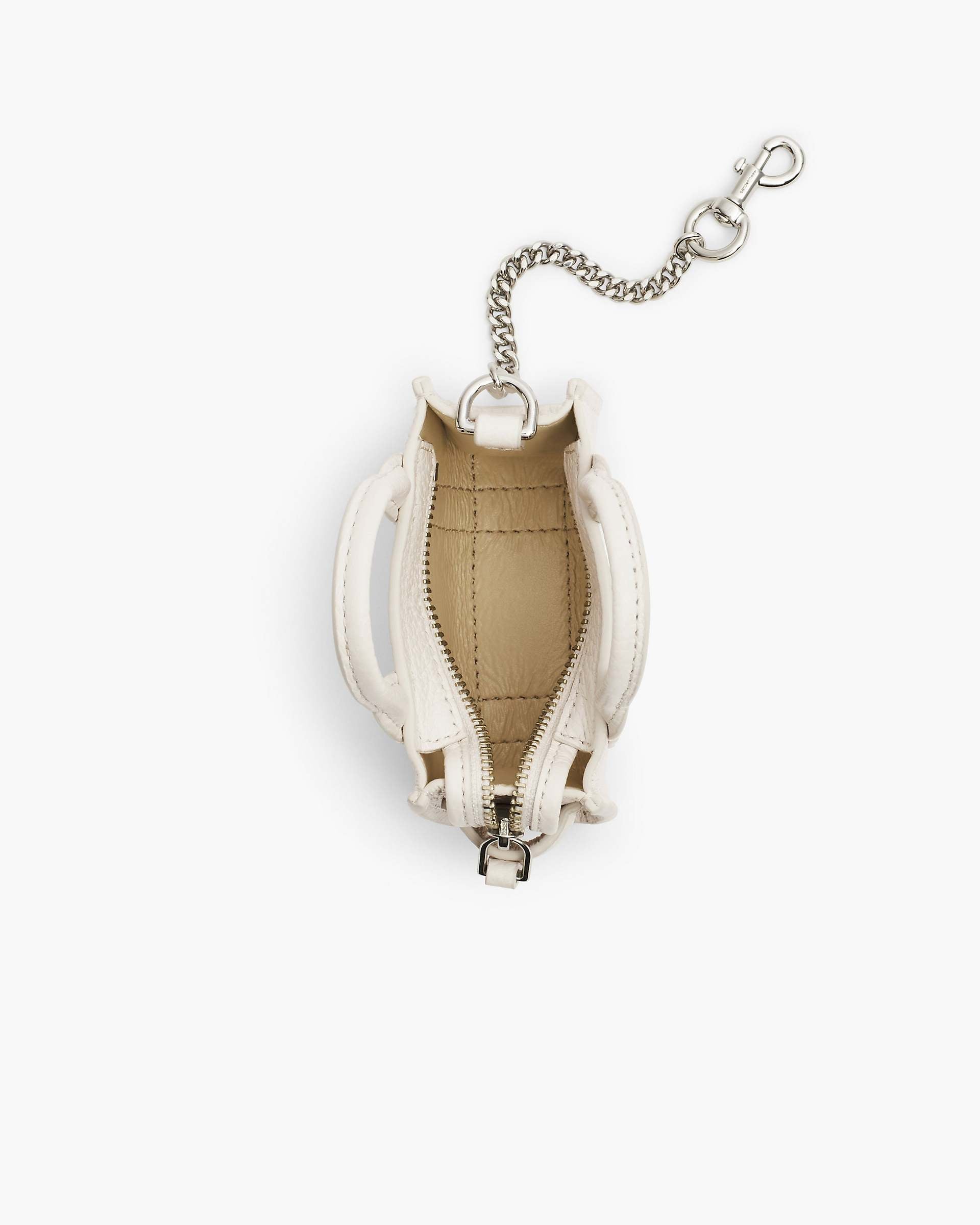 Marc Jacobs Marc Jacobs The Nano Tote Bag Charm Cotton/Silver Cotton/silver