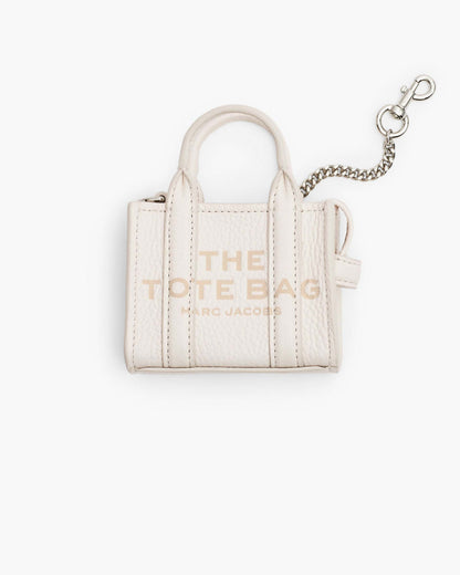 Marc Jacobs Marc Jacobs The Nano Tote Bag Charm Cotton/Silver Cotton/silver