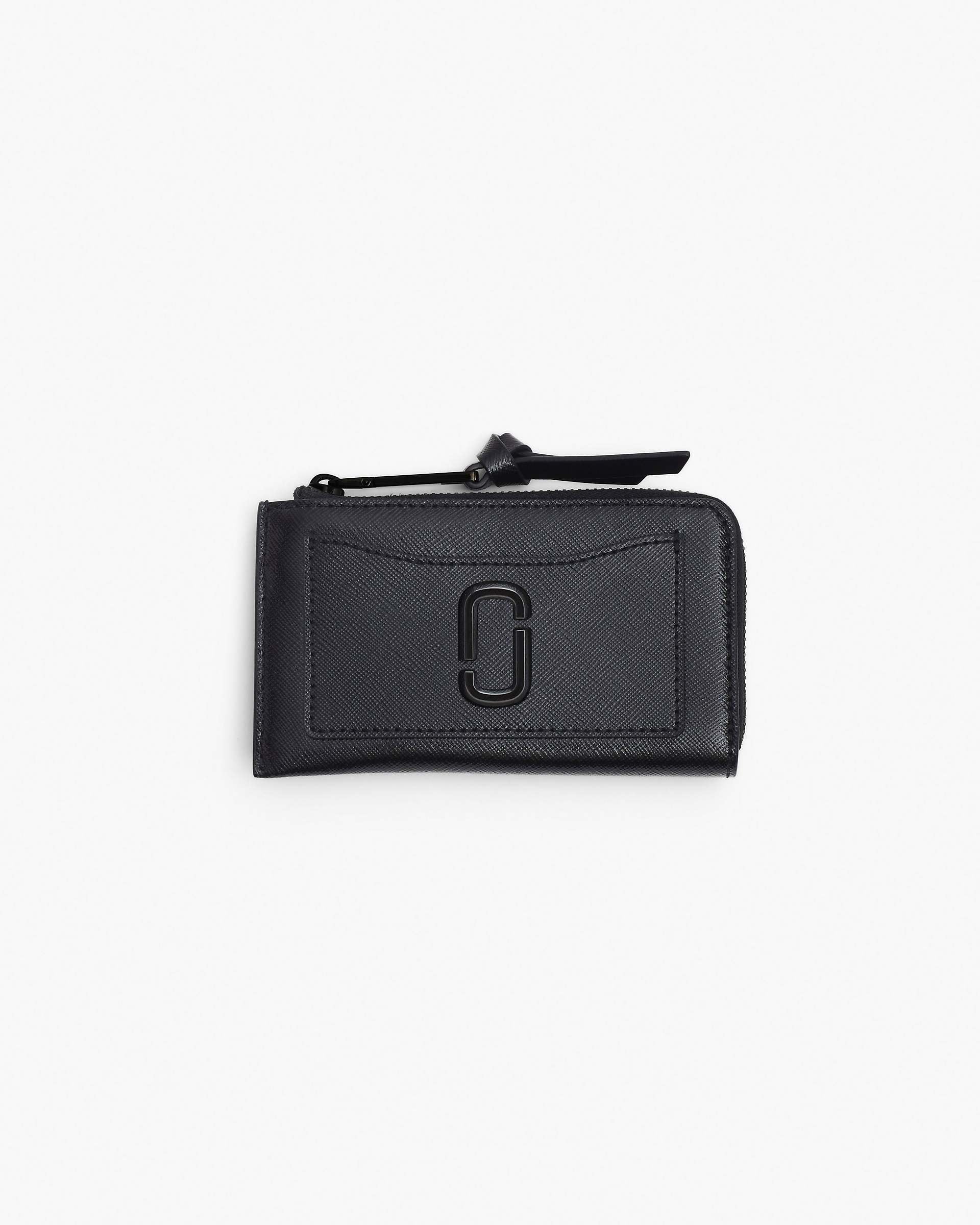 Marc Jacobs Marc Jacobs The Utility Snapshot DTM Top Zip Multi Wallet Black Black