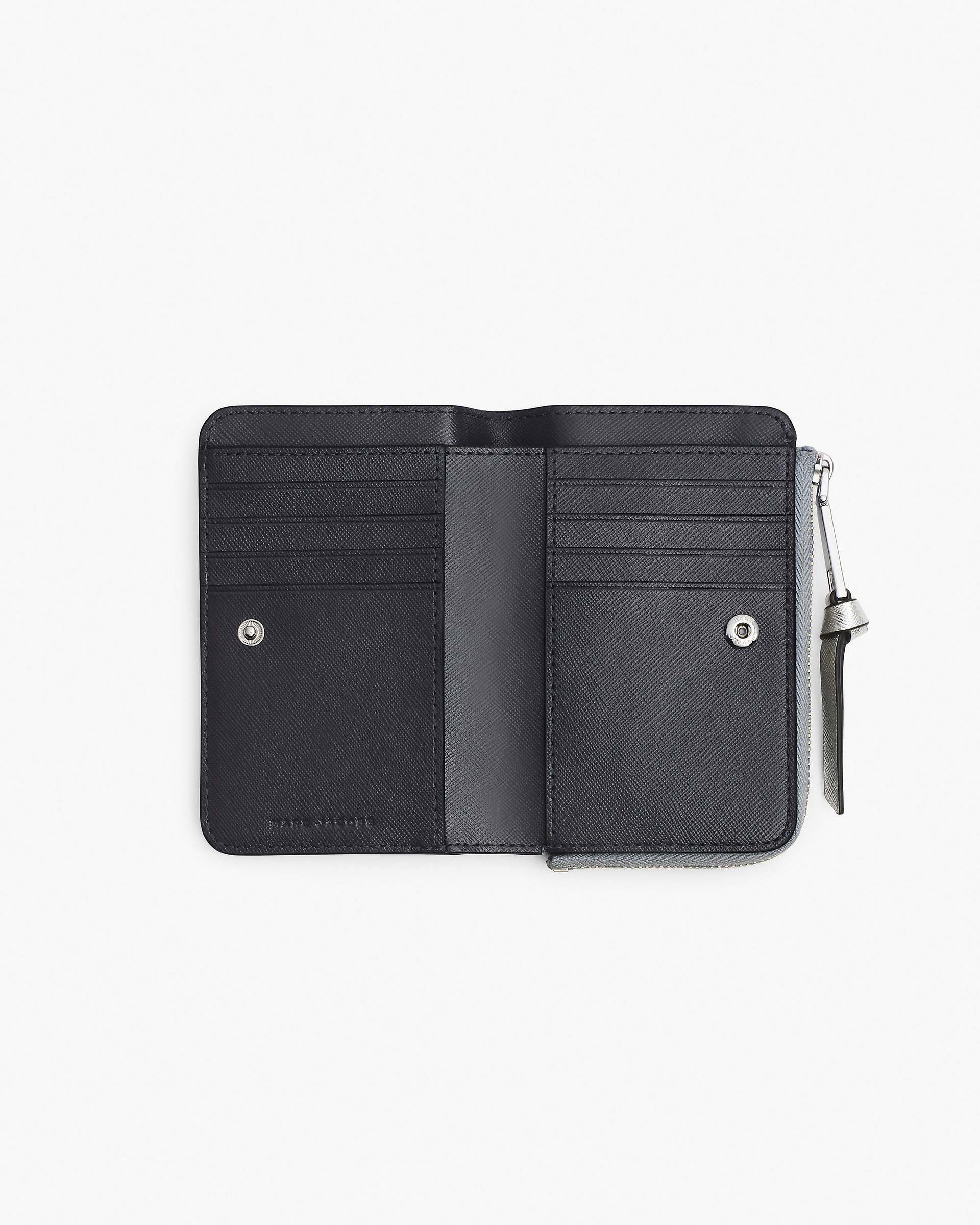 Marc Jacobs Marc Jacobs The Utility Snapshot Slim Bifold Wallet Wolf Grey Multi Wolf Grey Multi
