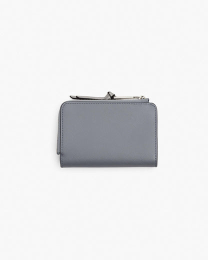 Marc Jacobs Marc Jacobs The Utility Snapshot Slim Bifold Wallet Wolf Grey Multi Wolf Grey Multi