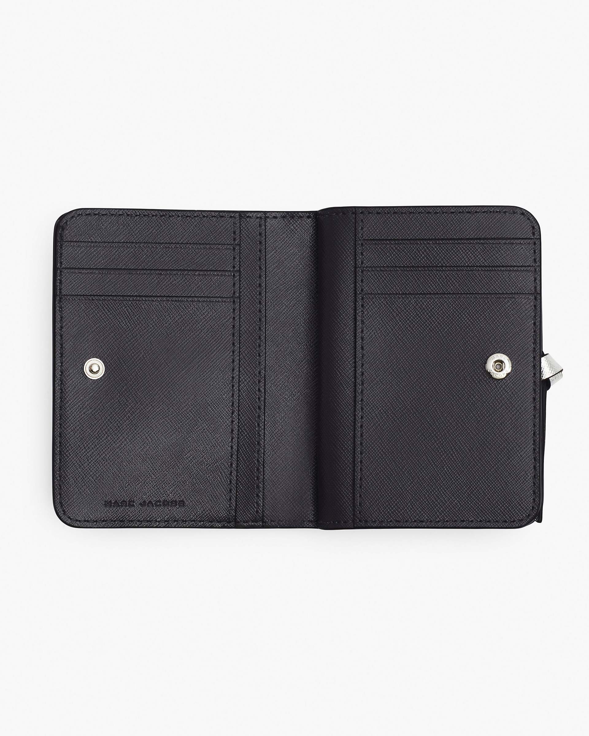 Marc Jacobs Marc Jacobs The Utility Snapshot Mini Compact Wallet Wolf Grey Multi Wolf Grey Multi