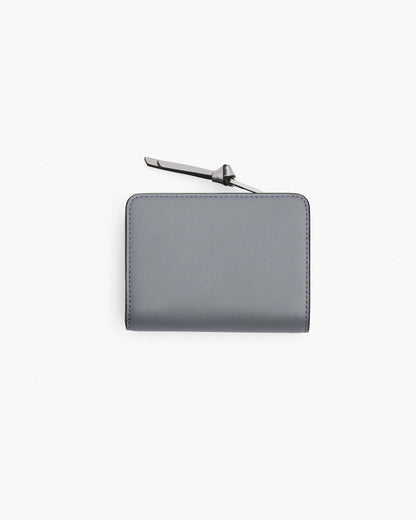 Marc Jacobs Marc Jacobs The Utility Snapshot Mini Compact Wallet Wolf Grey Multi Wolf Grey Multi