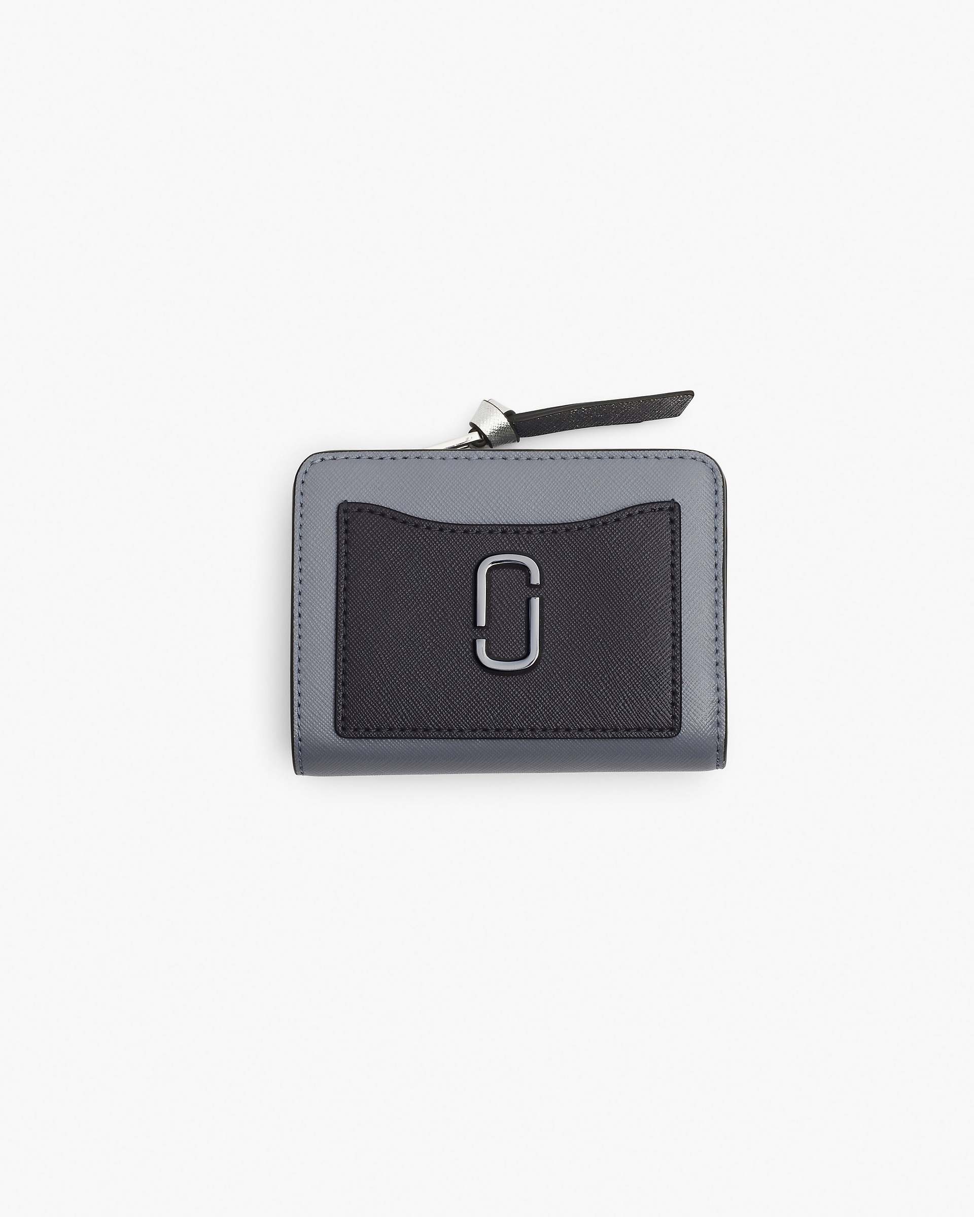 Marc Jacobs Marc Jacobs The Utility Snapshot Mini Compact Wallet Wolf Grey Multi Wolf Grey Multi