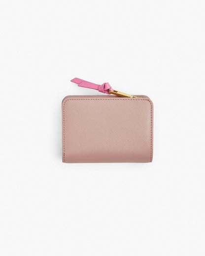 Marc Jacobs Marc Jacobs The Utility Snapshot Mini Compact Wallet Rose Multi Rose Multi
