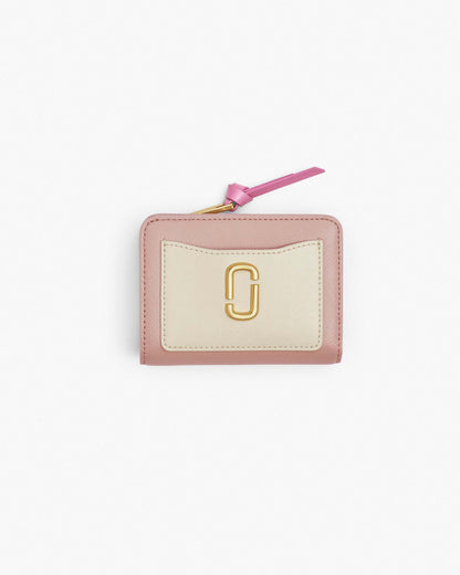 Marc Jacobs Marc Jacobs The Utility Snapshot Mini Compact Wallet Rose Multi Rose Multi