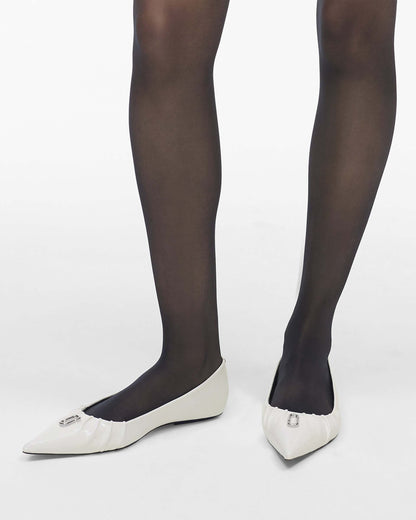 Marc Jacobs Marc Jacobs The Ali Ballerina White White