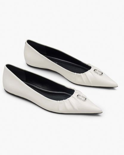 Marc Jacobs Marc Jacobs The Ali Ballerina White White