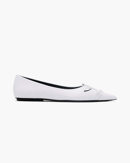 Marc Jacobs Marc Jacobs The Kat Ballerina Bright White Bright White