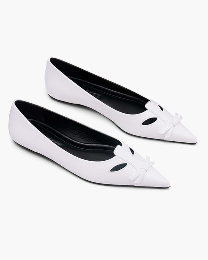 Marc Jacobs Marc Jacobs The Kat Ballerina Bright White Bright White