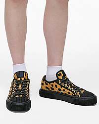 Marc Jacobs The Printed Canvas Sneaker Black Multi