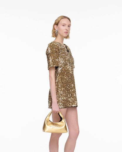 Marc Jacobs Marc Jacobs The Metallic Leather Mini Sack Bag Gold Gold
