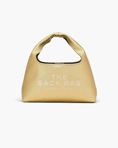 Marc Jacobs Marc Jacobs The Metallic Leather Mini Sack Bag Gold Gold