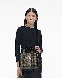 Marc Jacobs The Monogram Jacquard Small Tote Bag Beige Multi