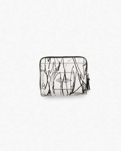 Marc Jacobs Marc Jacobs The Futura x Marc Jacobs Pointman Mini Compact Wallet White Multi White Multi