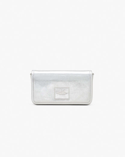 Marc Jacobs Marc Jacobs The Metallic Leather Chain Mini Bag Silver Silver