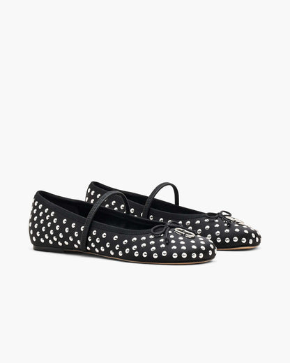 Marc Jacobs Marc Jacobs The Studded Sabrina Ballerina Black Multi Black Multi