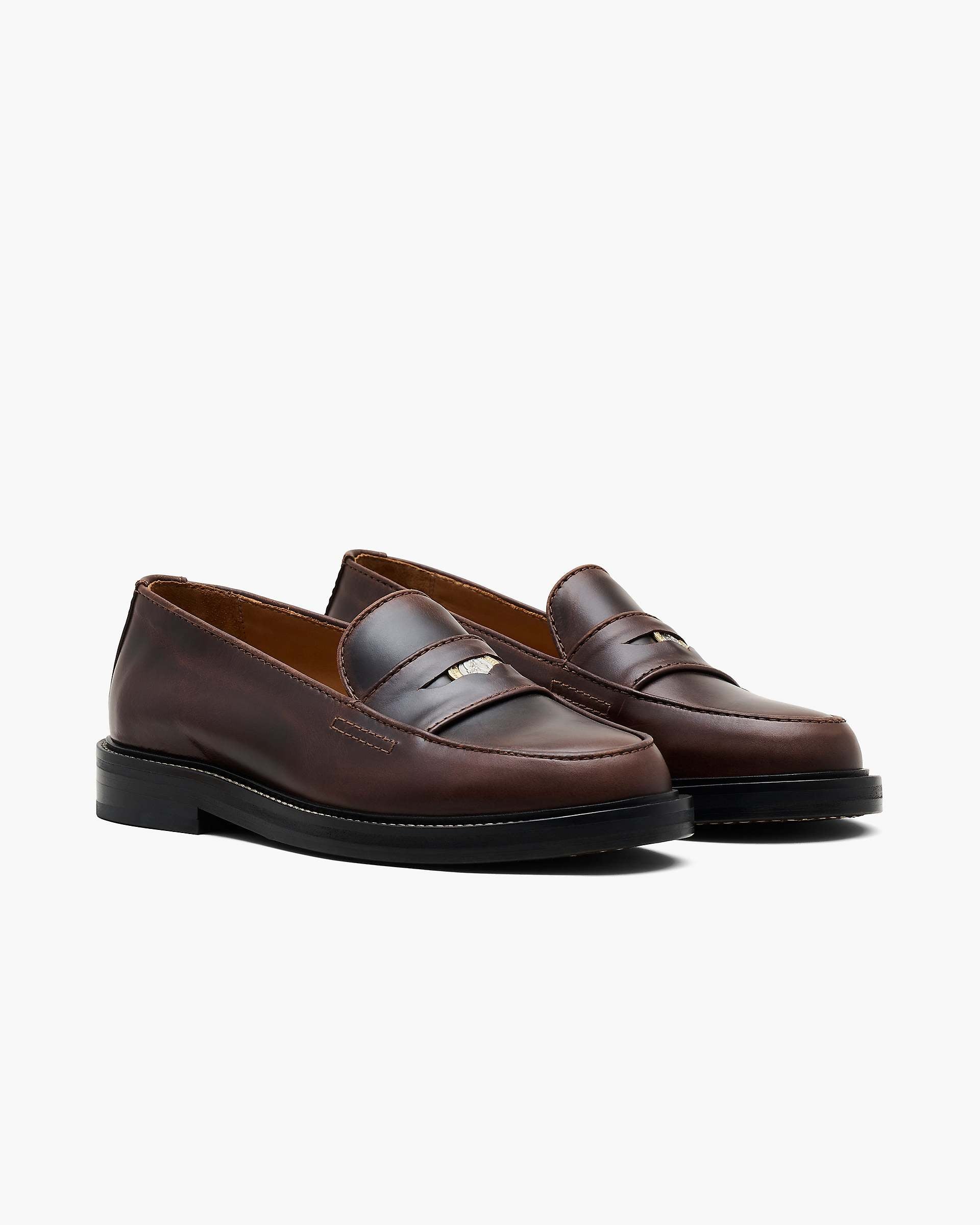 Marc Jacobs Marc Jacobs The A.P.C X Marc Jacobs Penny Loafer Dark Brown Dark Brown