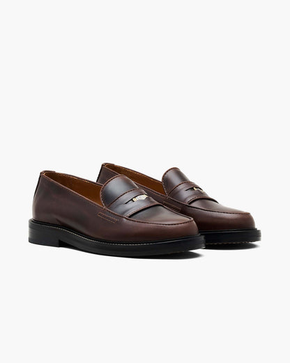 Marc Jacobs Marc Jacobs The A.P.C X Marc Jacobs Penny Loafer Dark Brown Dark Brown