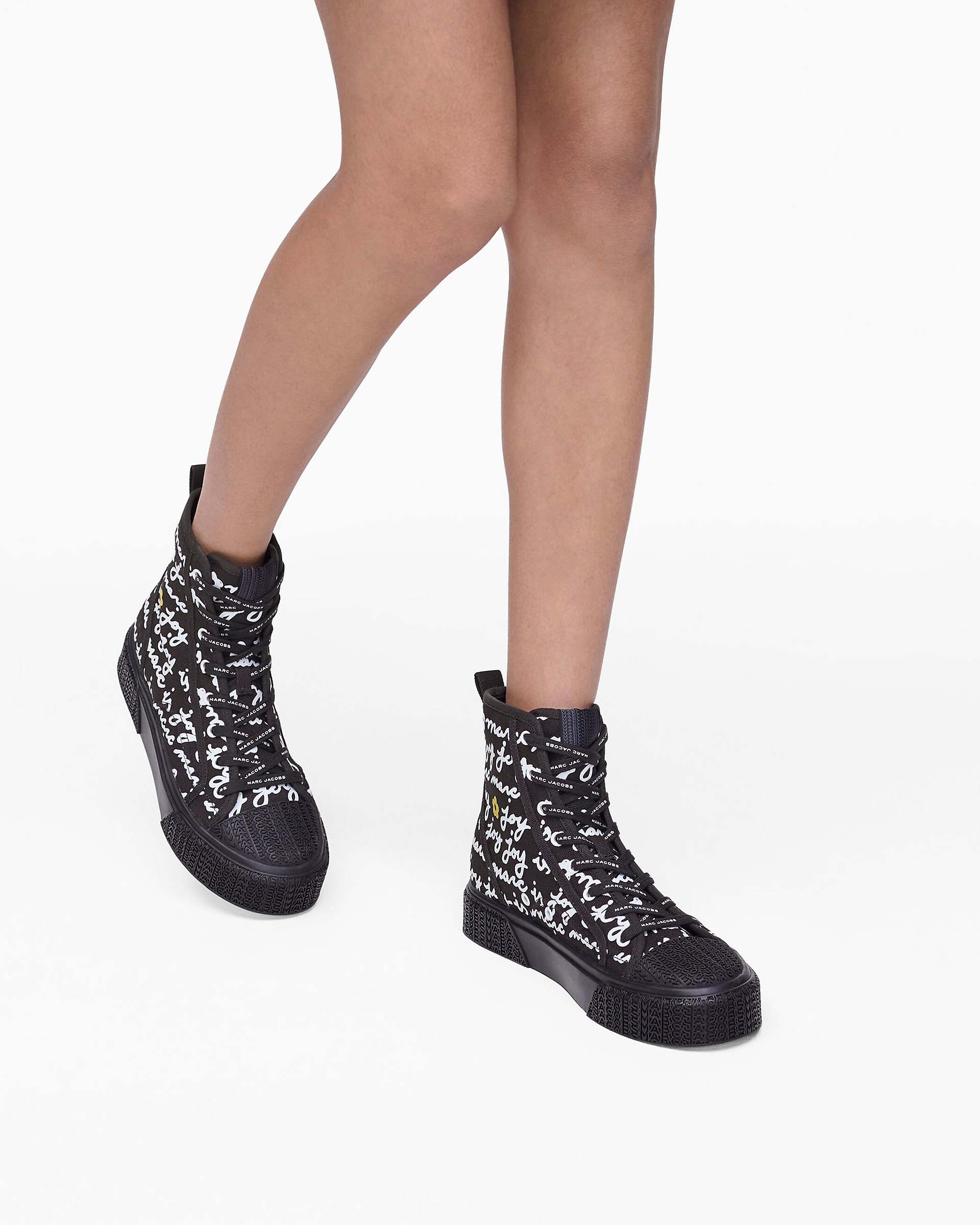 Marc Jacobs Marc Jacobs The Marc Is Joy Canvas Sneaker Black Multi Black Multi