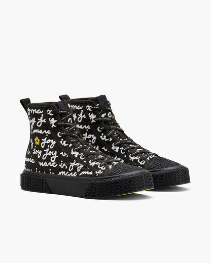 Marc Jacobs Marc Jacobs The Marc Is Joy Canvas Sneaker Black Multi Black Multi