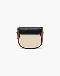 Marc Jacobs The Colorblock Pebble Saddle Bag Cloud White Multi
