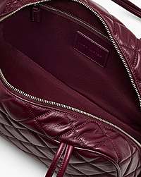 Marc Jacobs The Quilted Leather Dual Satchel Dark Plum