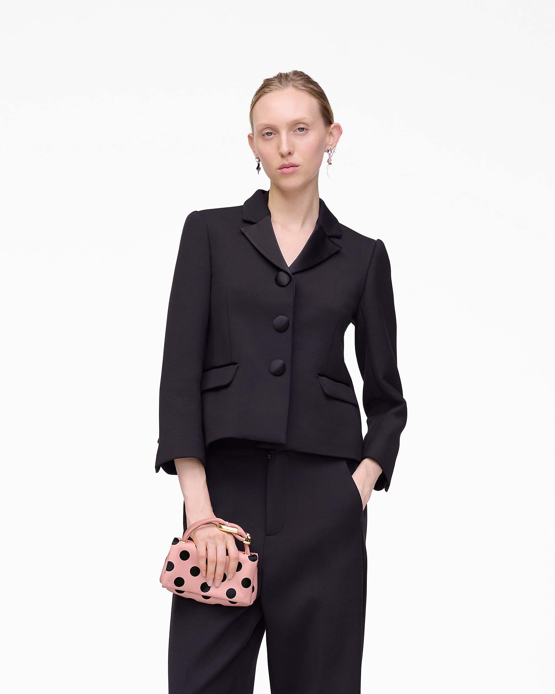 Marc Jacobs Marc Jacobs The Satin Dots Micro Dual Peach Multi Peach Multi