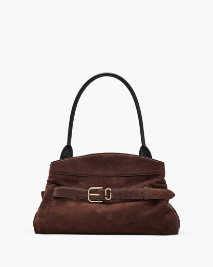 Marc Jacobs Marc Jacobs The Suede Dakota Satchel Dark Brown Dark Brown