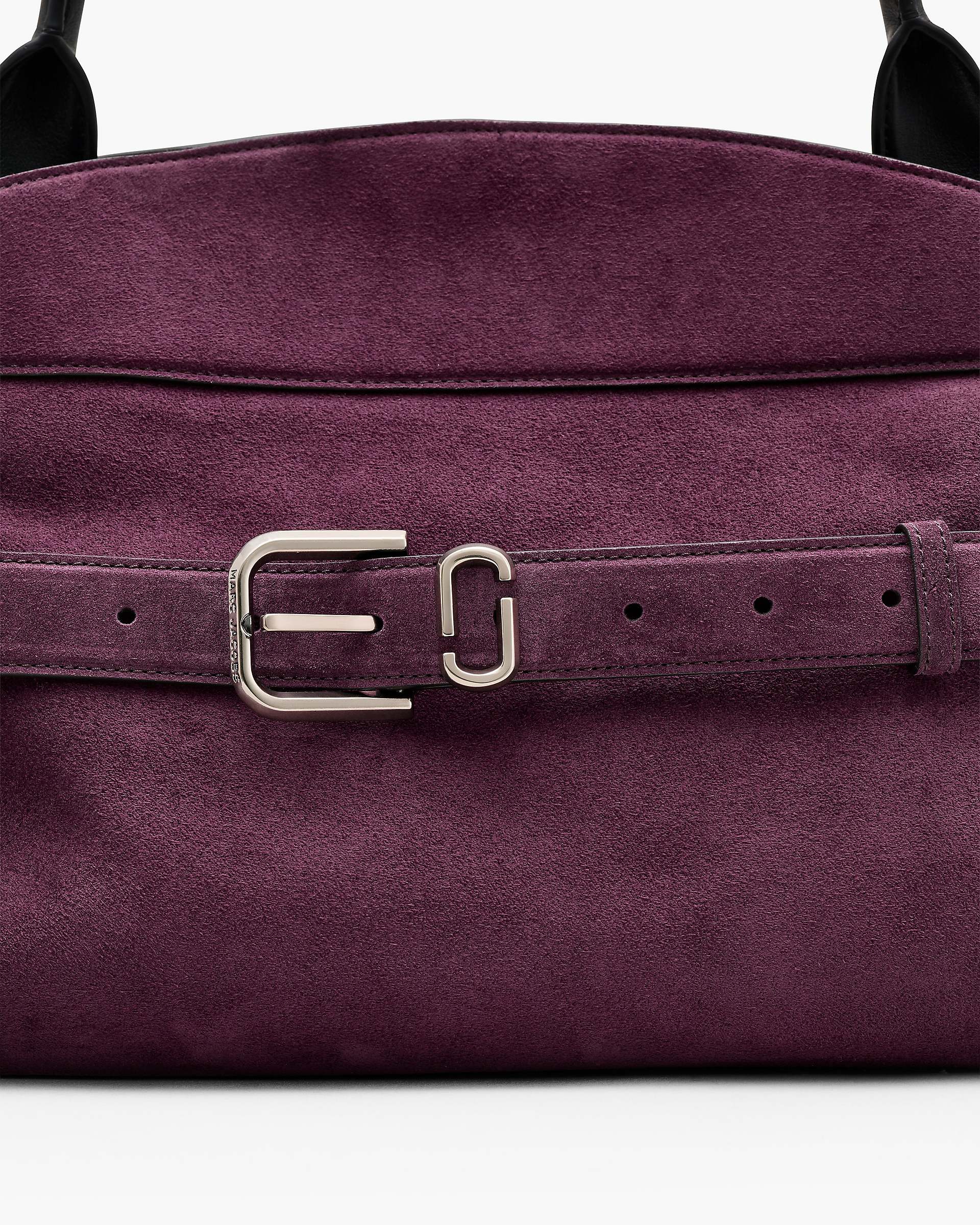 Marc Jacobs Marc Jacobs The Suede Dakota Satchel Dark Plum Dark Plum