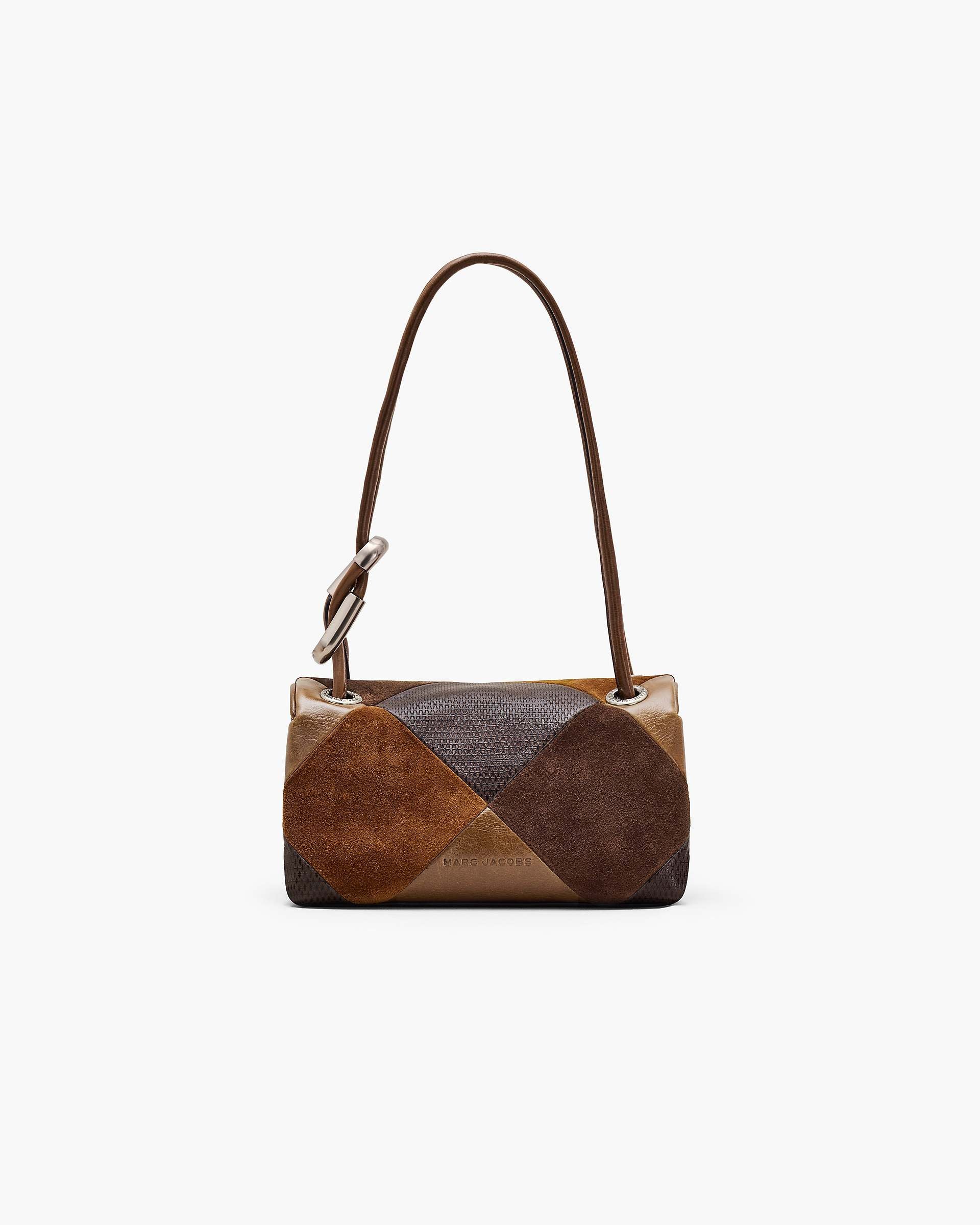 Marc Jacobs Marc Jacobs The Suede Patchwork Mini Dual Shoulder Bag Brown Multi Brown Multi