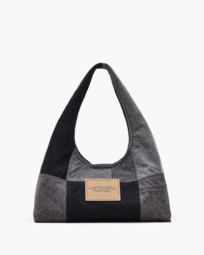 Marc Jacobs Marc Jacobs The Patchwork Denim Sack Bag Black Denim Black Denim