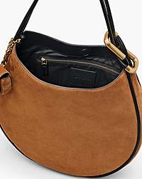 Marc Jacobs The Suede Large Dual Hobo Copper