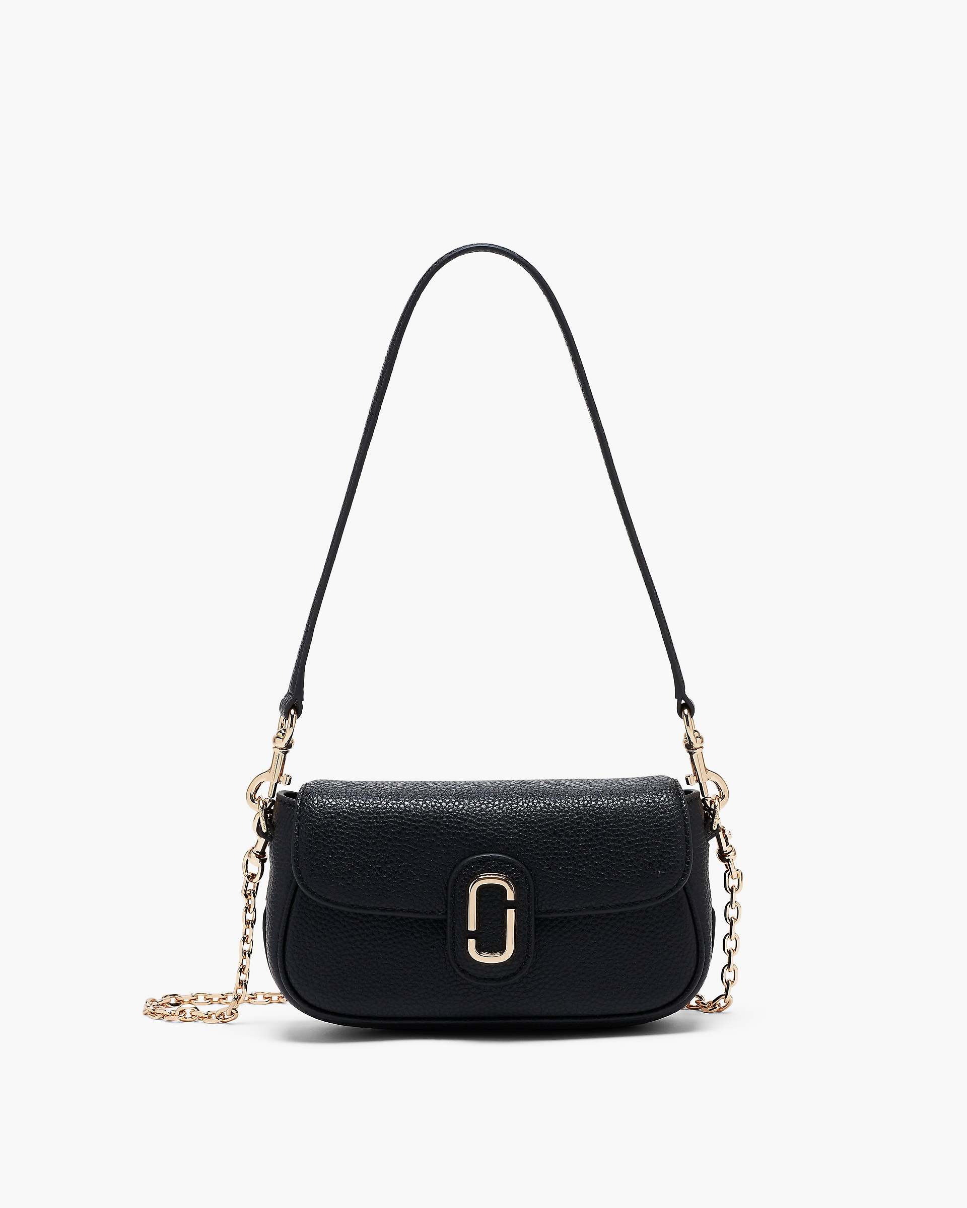 Marc Jacobs Marc Jacobs The Pebble Clover Shoulder Bag Black Black