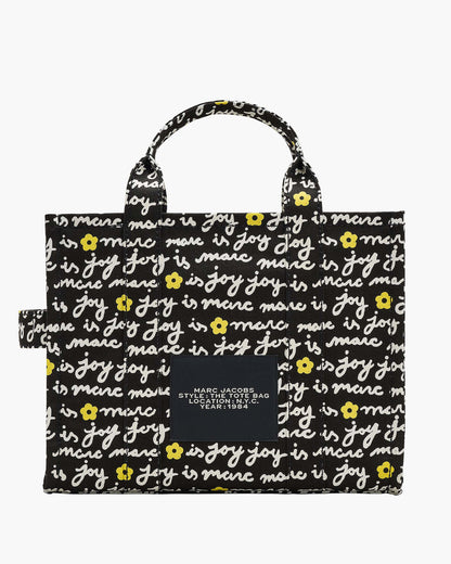 Marc Jacobs Marc Jacobs The Joy Canvas Medium Tote Bag Black Multi Black Multi