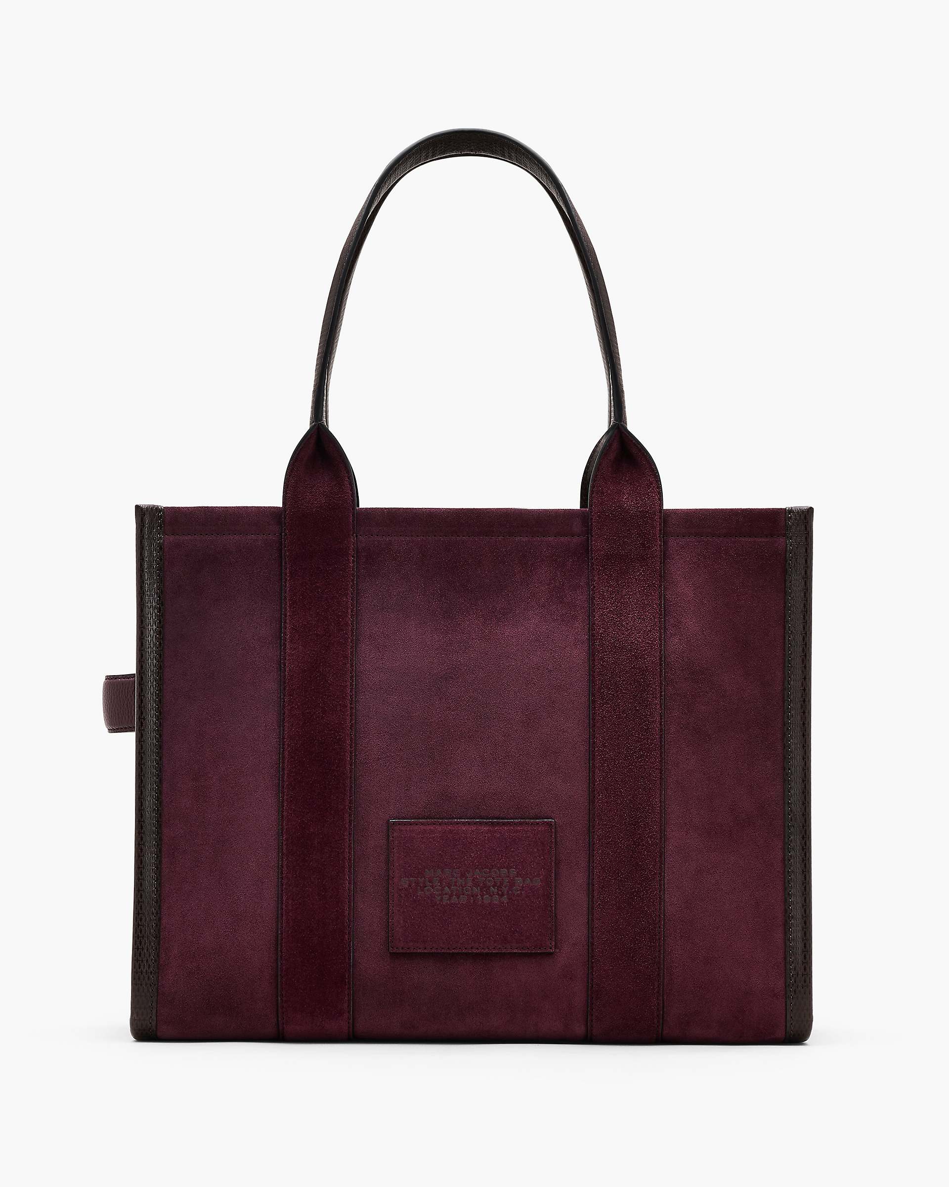 Marc Jacobs Marc Jacobs The Suede Large Tote Bag Dark Plum Dark Plum