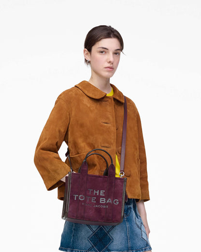Marc Jacobs Marc Jacobs The Suede Small Tote Bag Dark Plum Dark Plum
