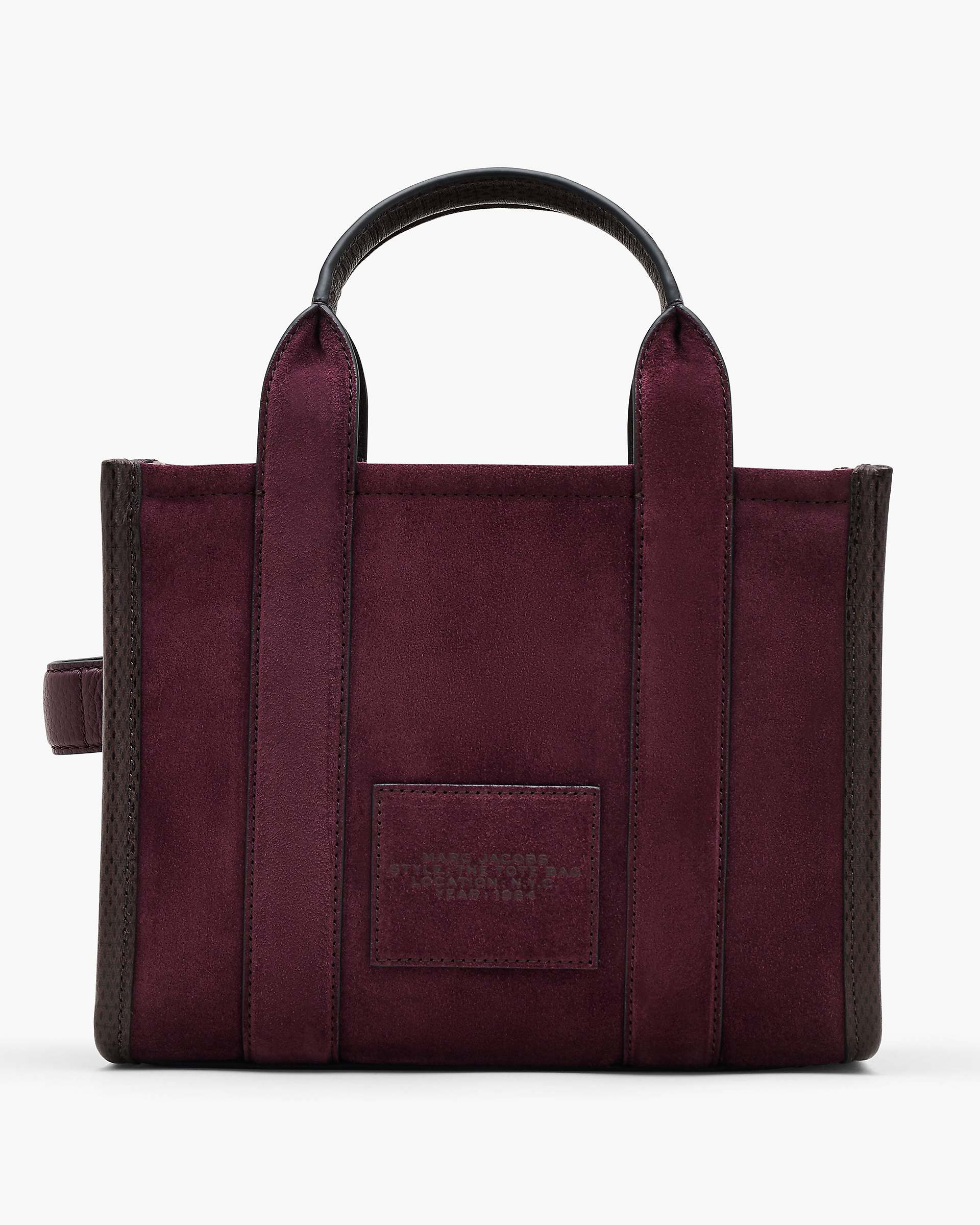 Marc Jacobs Marc Jacobs The Suede Small Tote Bag Dark Plum Dark Plum
