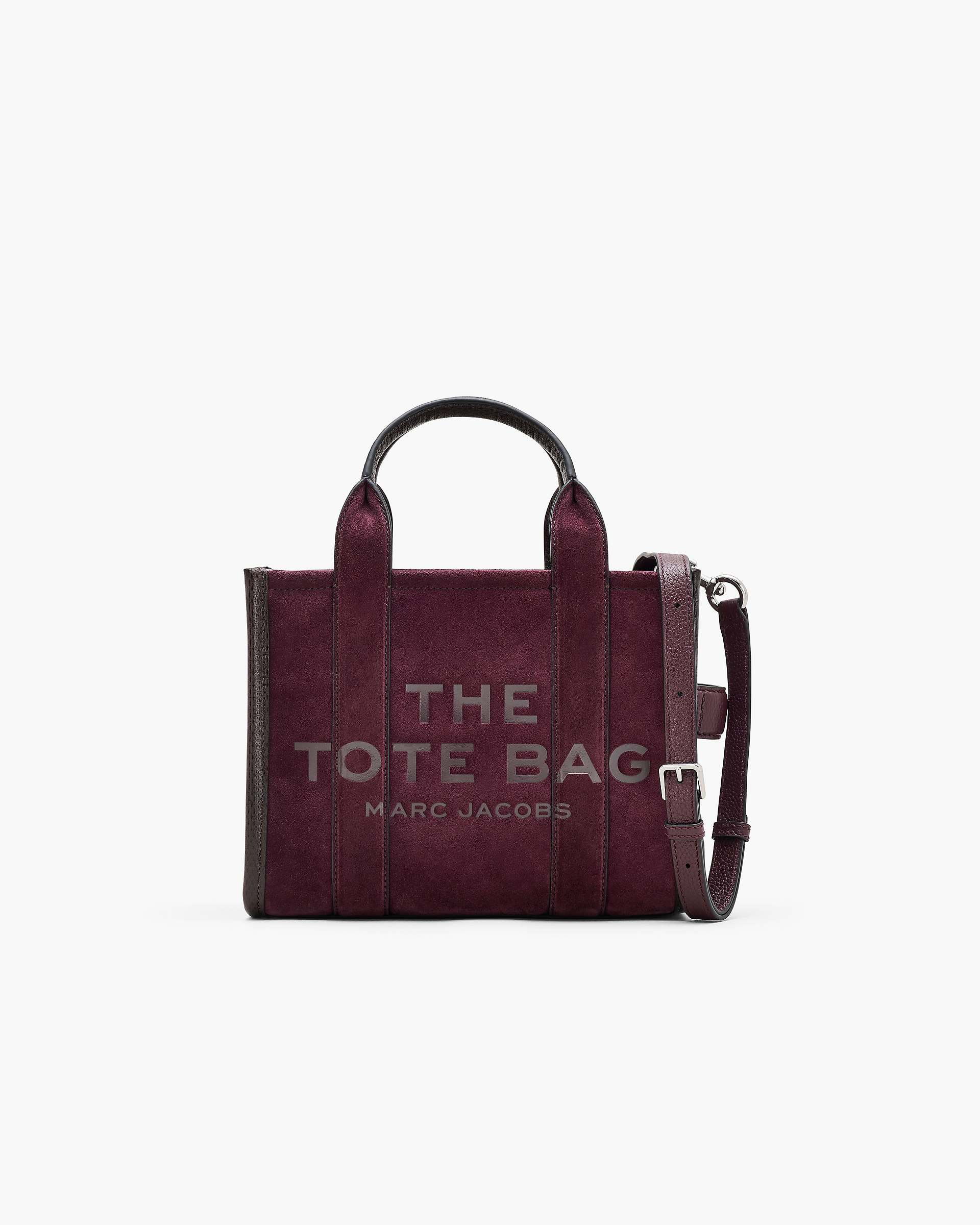 Marc Jacobs Marc Jacobs The Suede Small Tote Bag Dark Plum Dark Plum