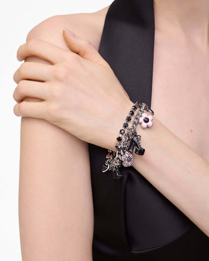 Marc Jacobs Marc Jacobs The Mini Icon Dot Charm Bracelet Silver/Multi Silver/multi