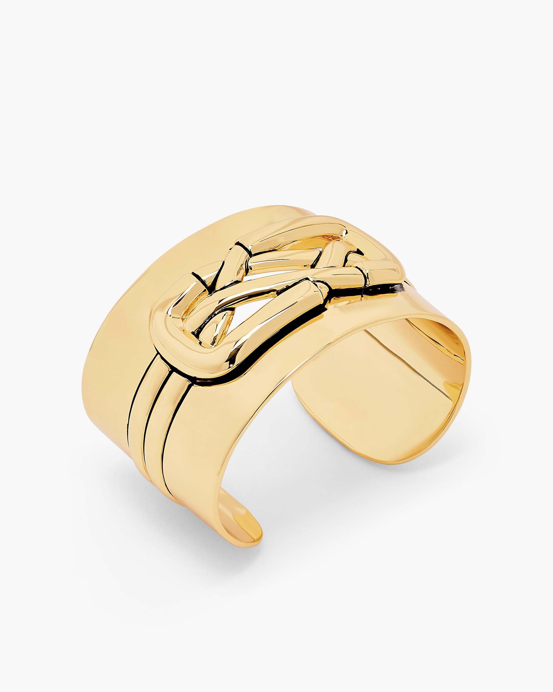 Marc Jacobs Marc Jacobs The Dual Statement Cuff Bracelet Gold Gold