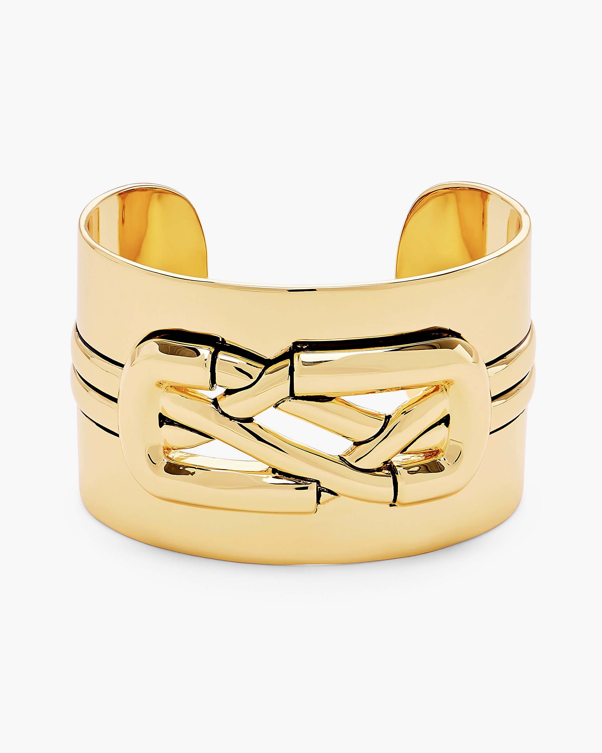 Marc Jacobs Marc Jacobs The Dual Statement Cuff Bracelet Gold Gold