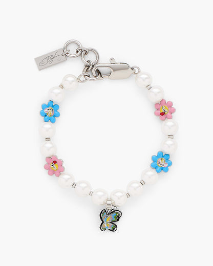 Marc Jacobs Marc Jacobs Hattie Stewart X Marc Jacobs Garden Pearl Station Bracelet Silver/Multi Silver/multi