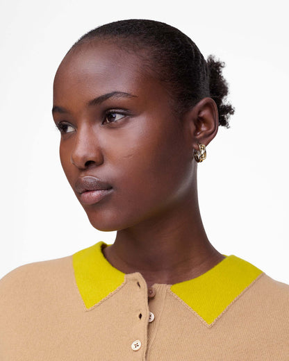 Marc Jacobs Marc Jacobs The Dual Hoop Earrings Gold Gold