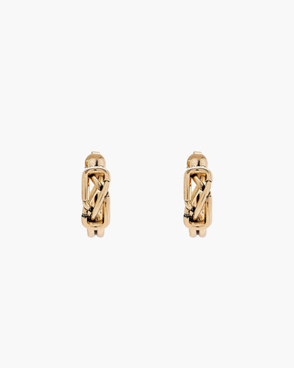 Marc Jacobs Marc Jacobs The Dual Hoop Earrings Gold Gold