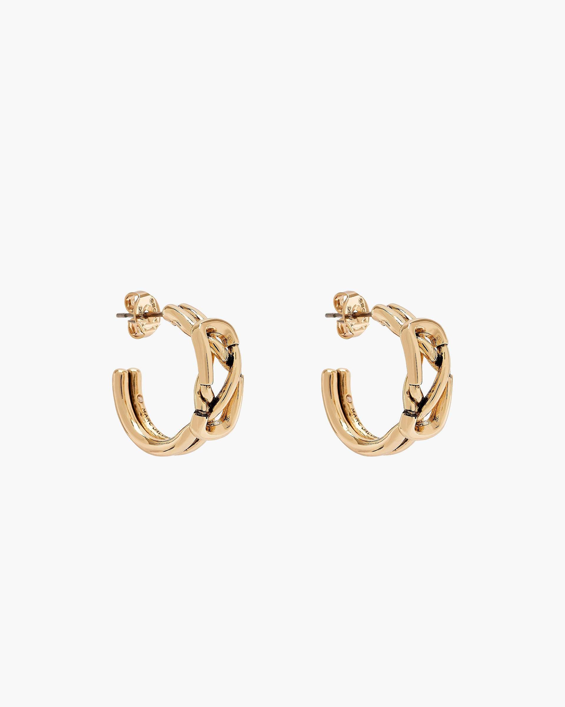 Marc Jacobs Marc Jacobs The Dual Hoop Earrings Gold Gold